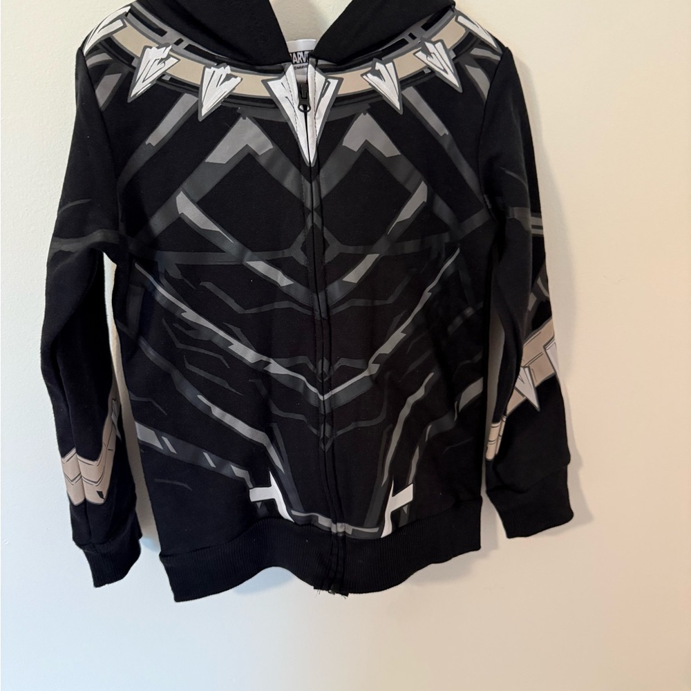 Marvel Black and Gray Panther Hoodie